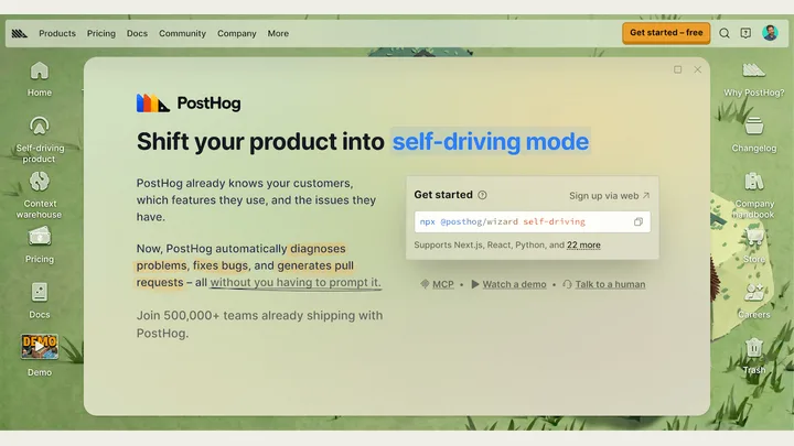 PostHog - publisher preview